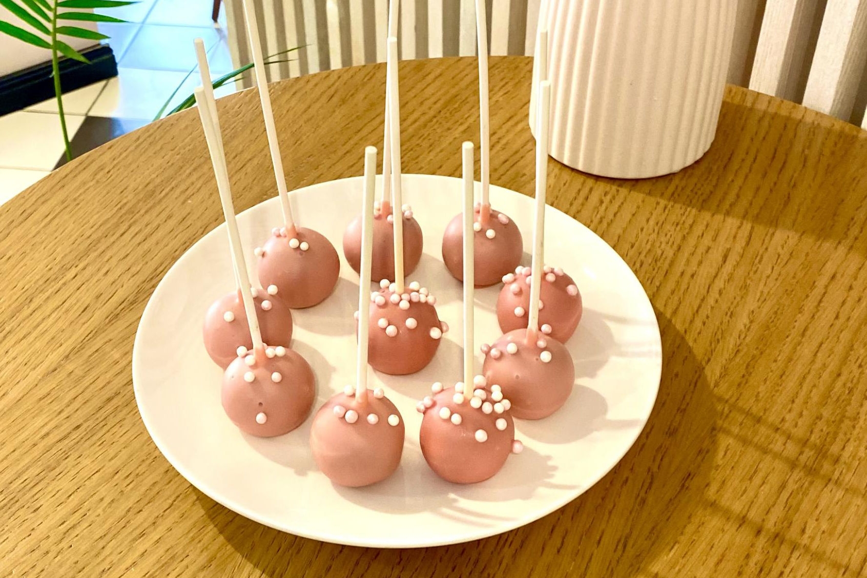 Кейк попс розовый 