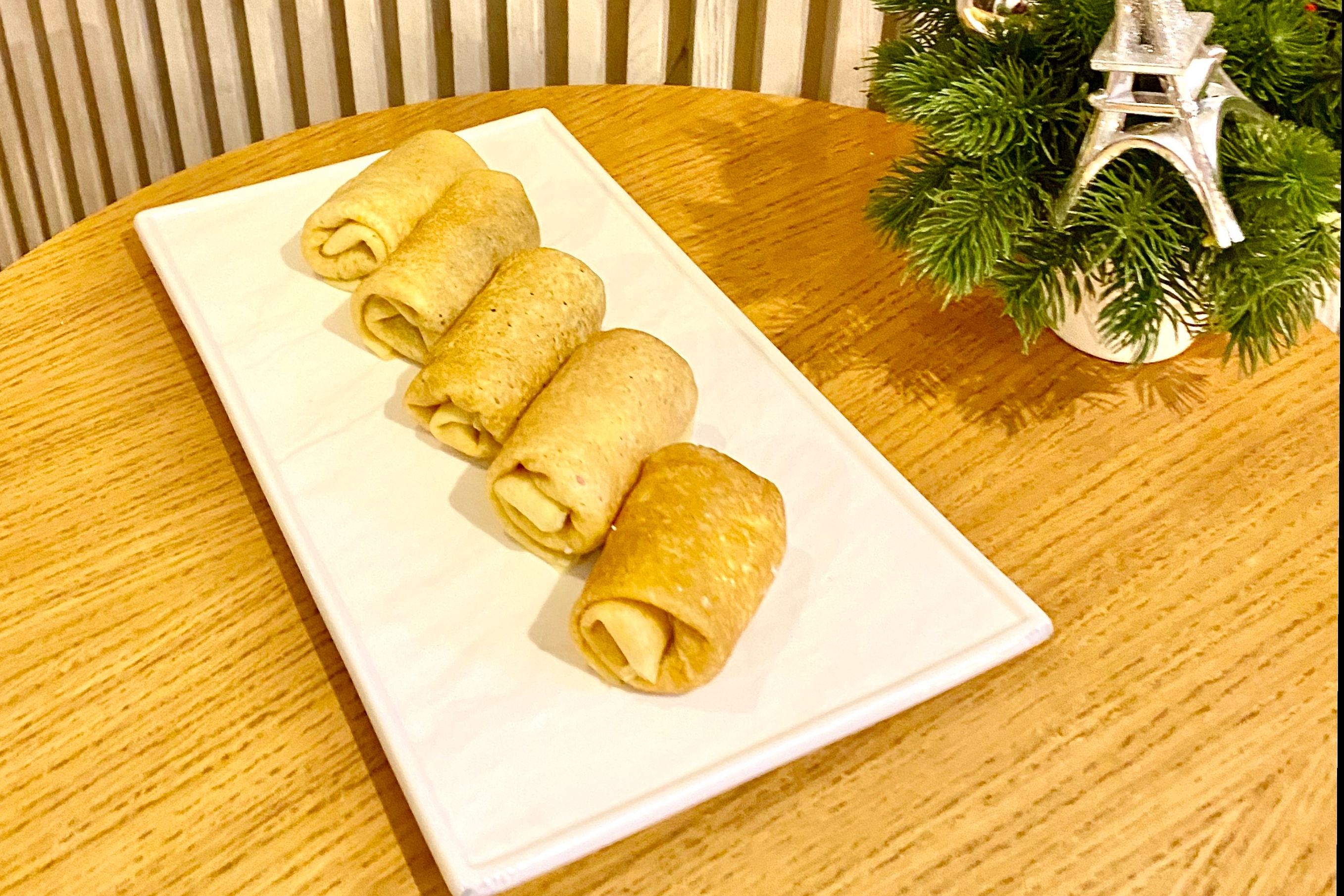 Блинчик с курицей и грибами 