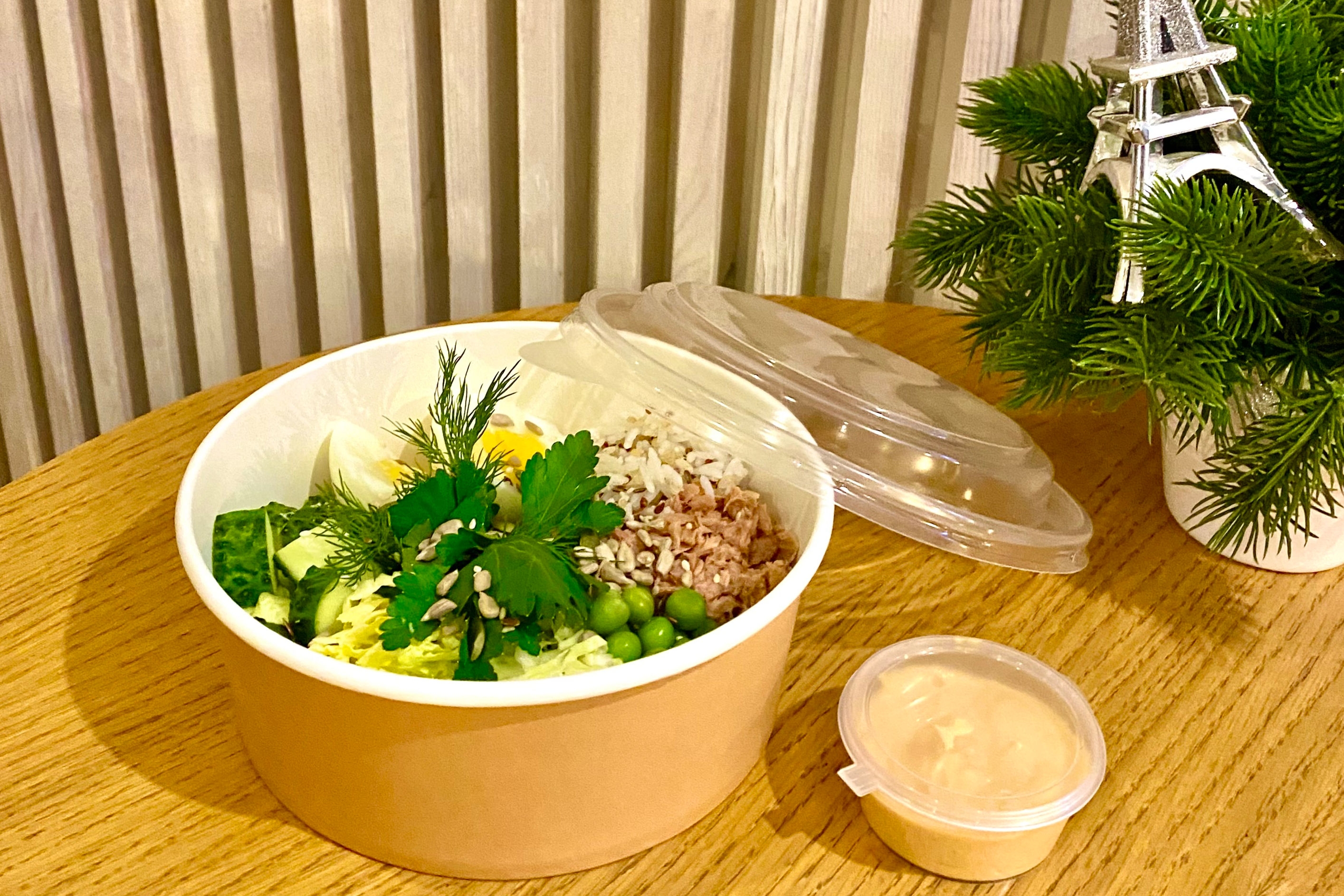 Боул с пряный с тунцом 