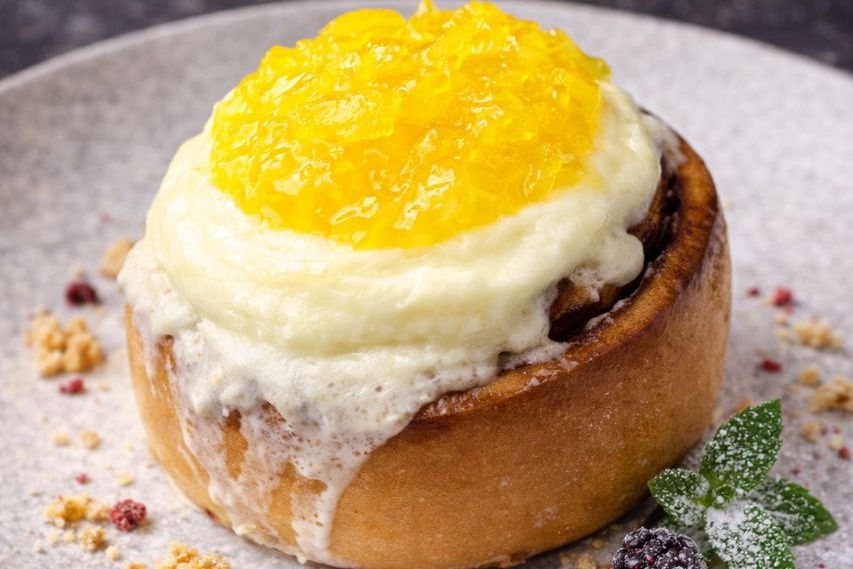 Булочка с корицей Тэобон ананас 